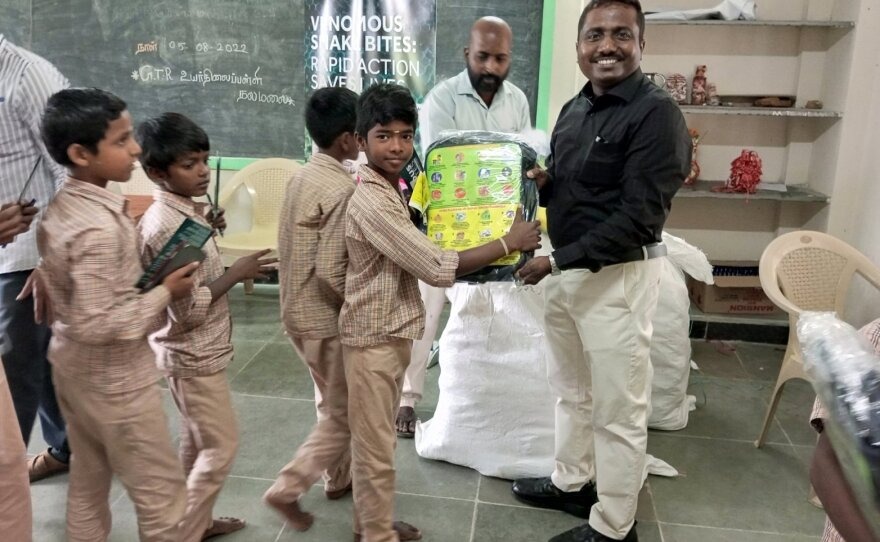 Community education and outreach program for snakebite treatment